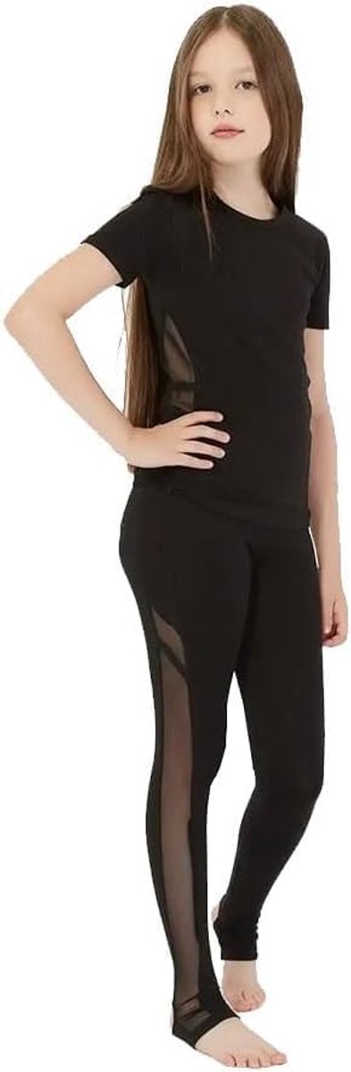 Sportlegging voor meisjes voor gymnastiek, ballet, dans, ritmische sportgymnastiek