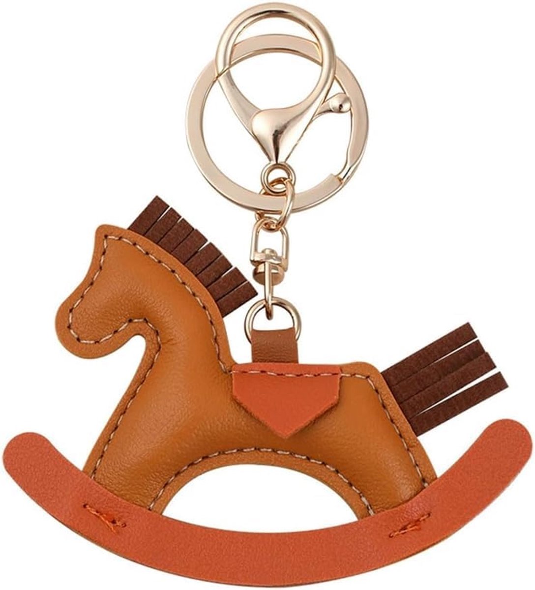 Hanger accessoire in de vorm van een hobbelpaard elegant en mooi geschikt voor handtas tas