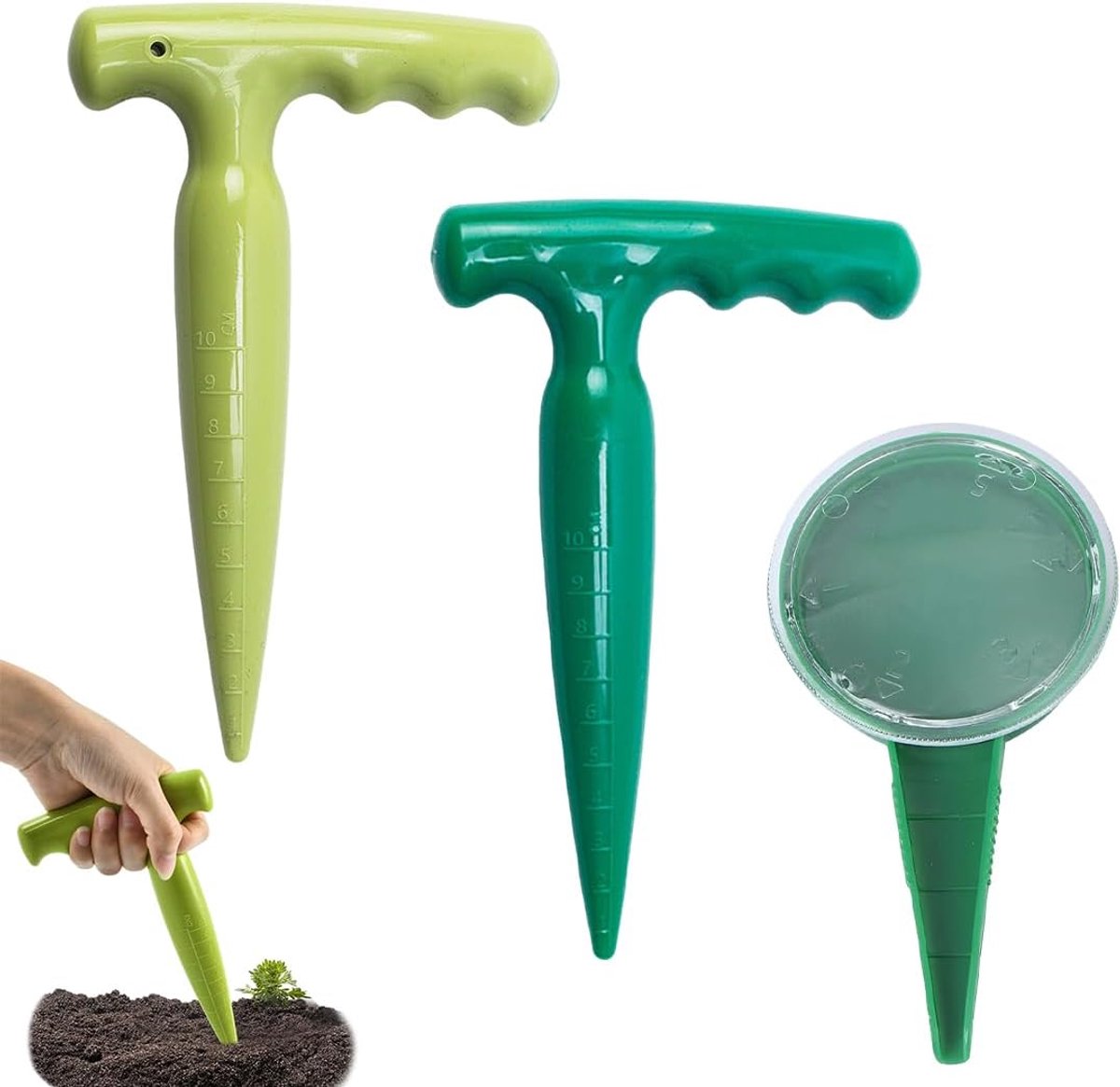 2 Delen: Handmatige groentepottenbakker,tuinplantengereedschap,met schubben,vetplanten- en tuinplantenkweekhulpmiddelen,1 stuk: een verstelbare plantenbak.