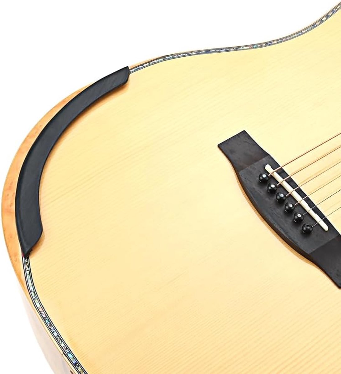1Pcs Gitaar Arm Rest Voor 39-41Inch Akoestische Gitaar Onderdelen Accessoires Ebony