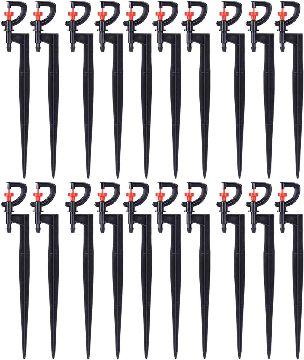 Druppelaars 20 stks G-Type 360 ​​Graden Rotatie Sprinkler Gieter Sproeikop Accessoire voor Tuin Gazon