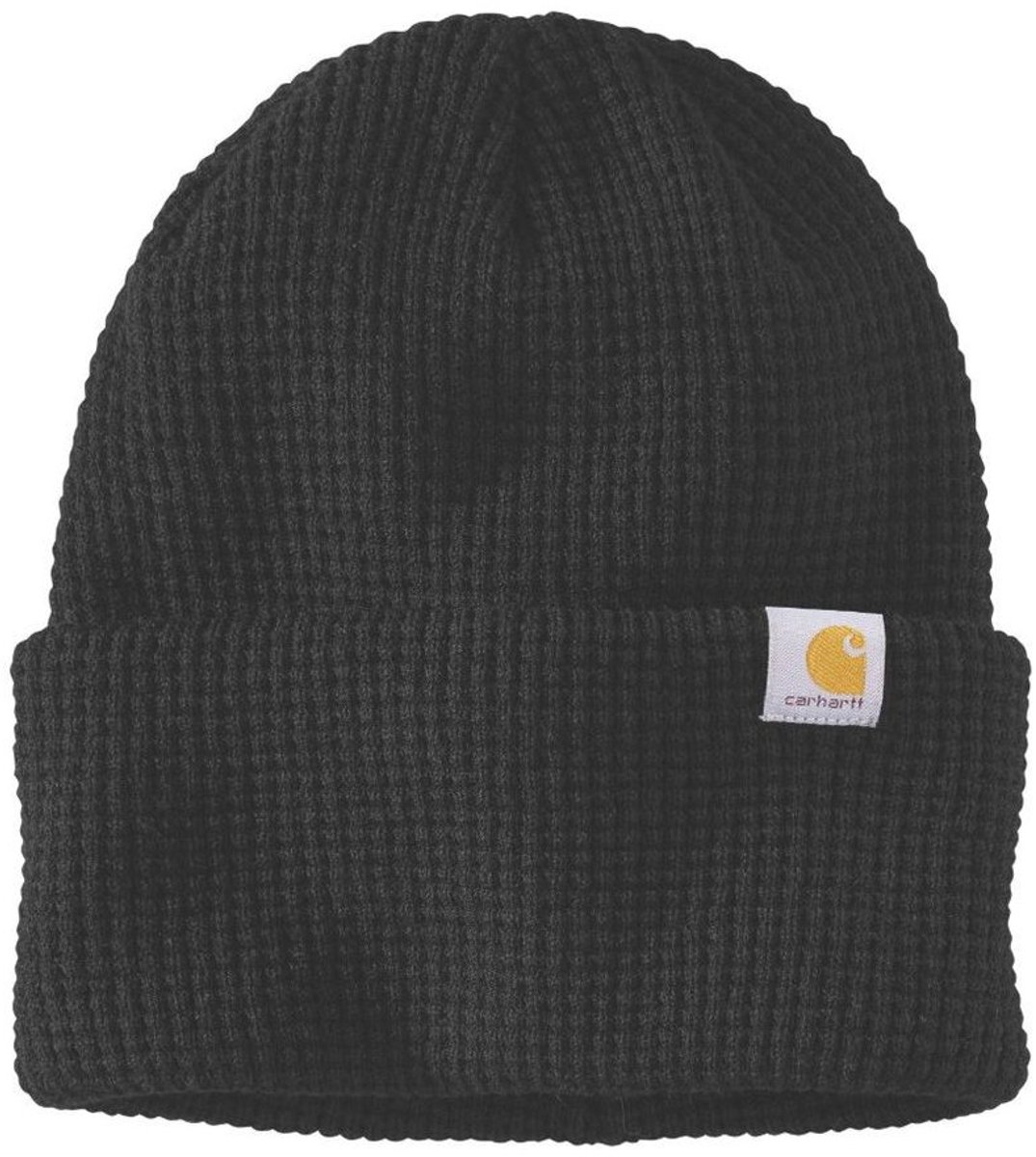 Carhartt Beanie Waffle Cuffed 107187 Zwart
