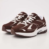 British Knights - Nexa Dames sneakers laag - Maat 38 - Bruin - Beige - Vrouwen schoenen - Suede