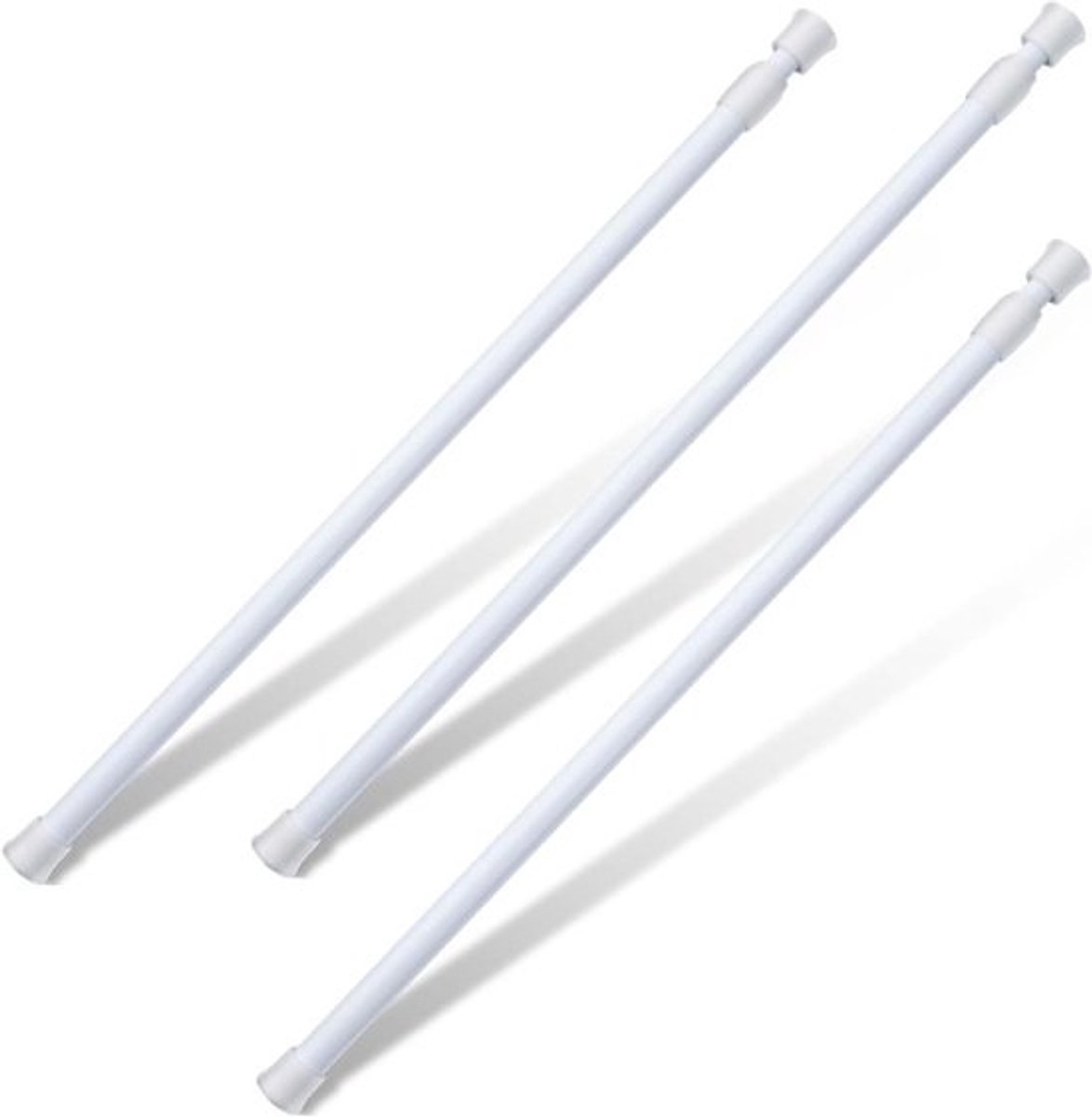 Verstelbare veiligheidsstangen voor raam en deur - 40-70 cm - Voor patio- en schuifdeuren