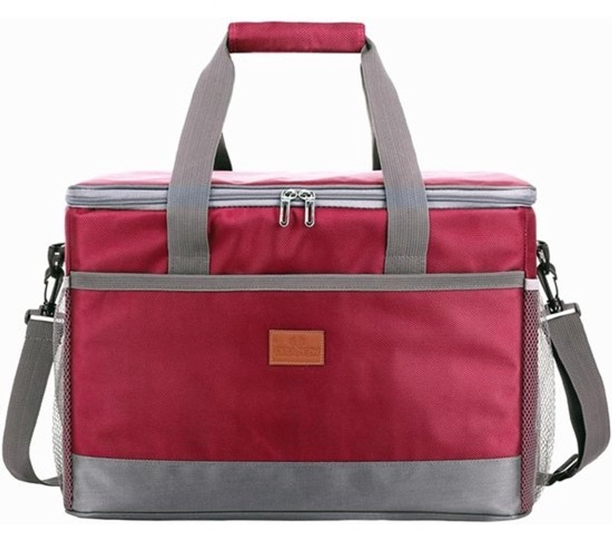 36L Vouwbare Thermal Lunch Bag - Isotherma Koeltas met Verstelbare Schouderband - Hoge Capaciteit voor Picknick - Barbecue - Kamperen - Reizen (Donkerblauw)