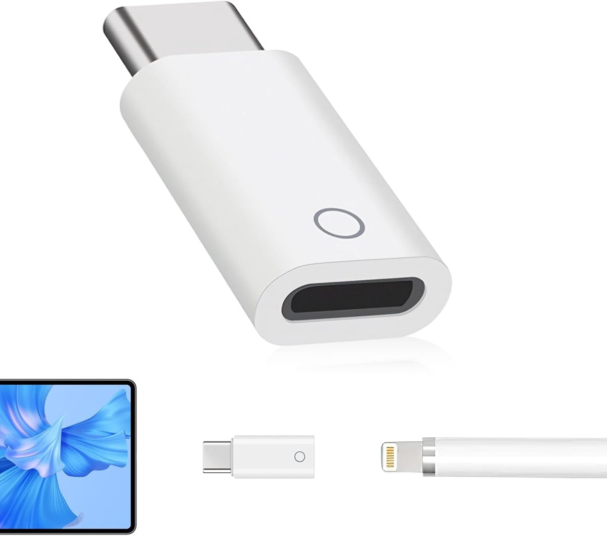 Adapter, Lightning naar USB-C voor iPad 10e generatie, ondersteunt Bluetooth-koppeling