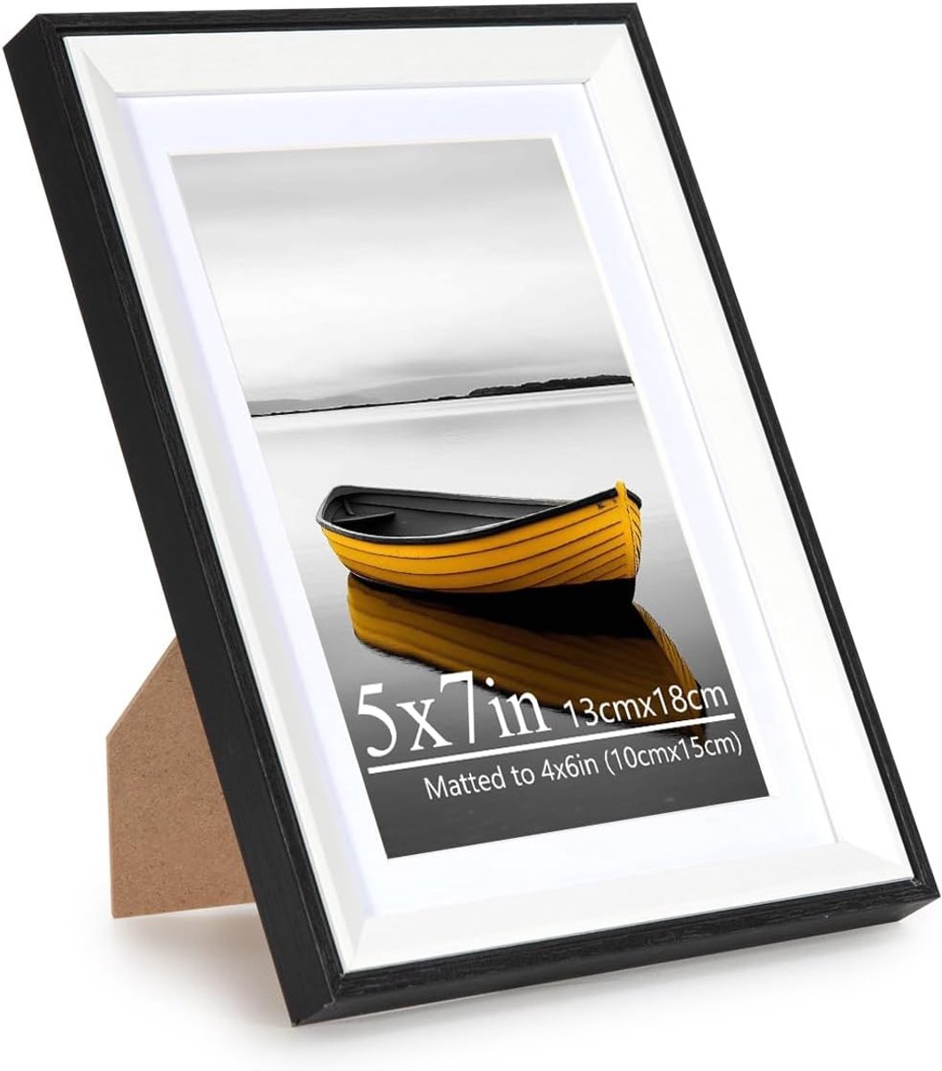 5x7 Zwart wit Fotolijst, fotolijst met acrylglas, Poster Frame, certificaat frame
