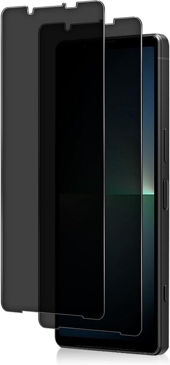 [2 Pack] Anti-Spy Screen Protector for Sony Xperia 1 V- Full Screen Privacy Screen Protector, 3D Tempered Glass Film, 9H Hardness Anti-Peeping Full Coverage Protector Anti Scratch Screen