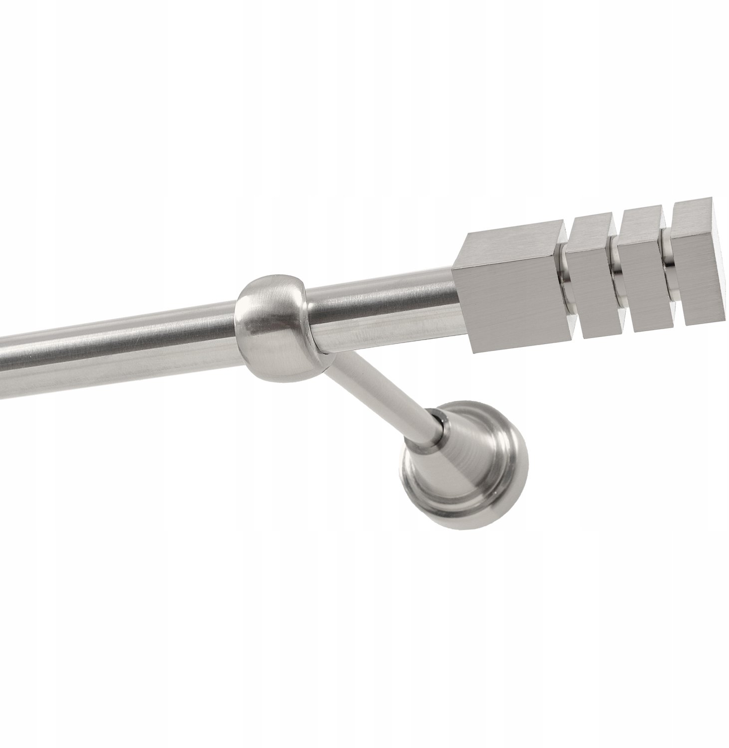 Merkloos Metalen Gordijnroede 19mm, 360cm, Enkele Stang