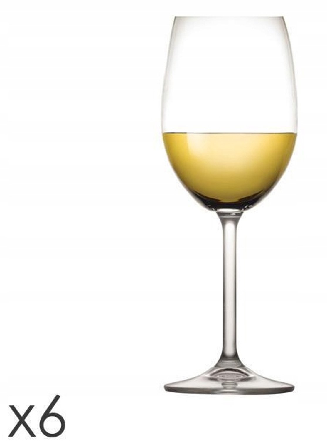 Tescoma Charlie Wijnglazen Wit - Set van 6 (350ml)
