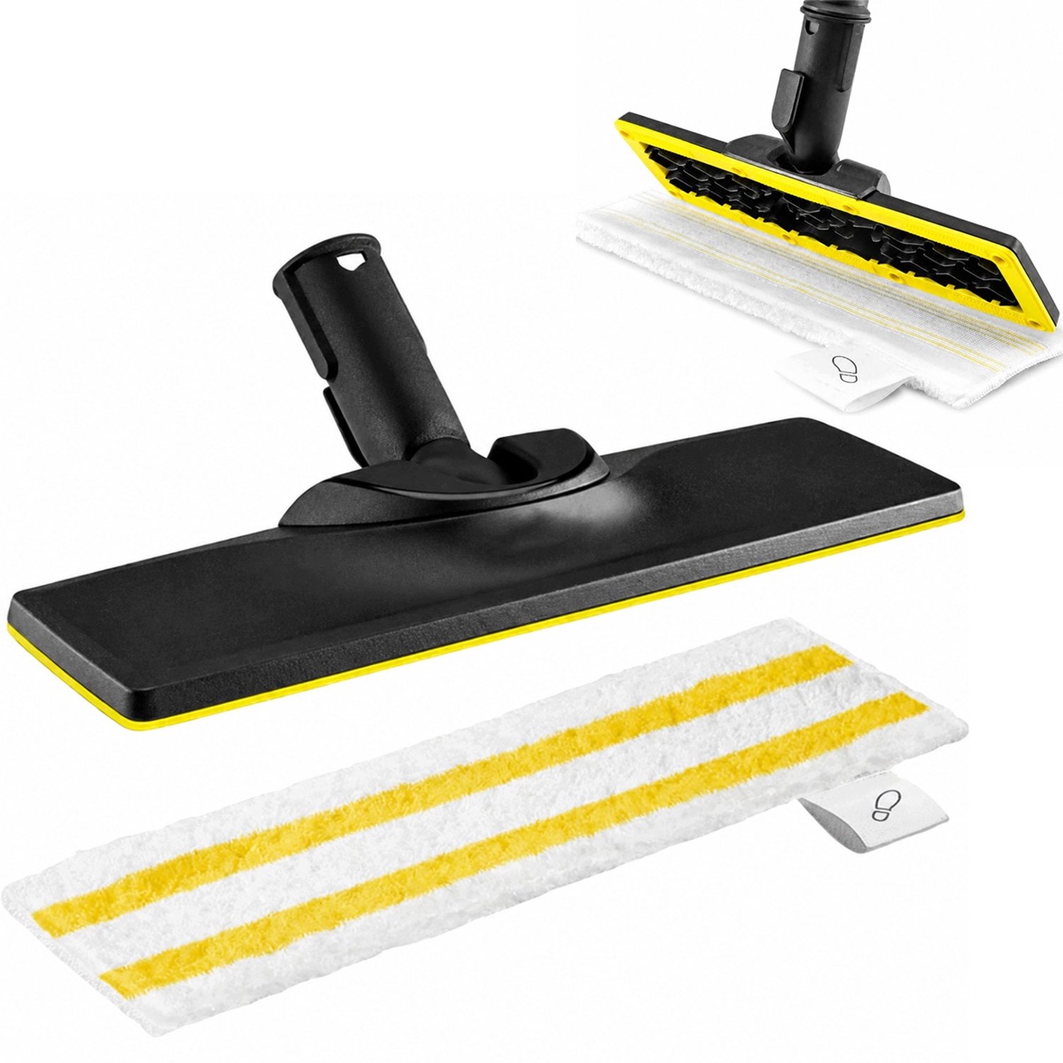 Vloermondstuk & Microvezeldoek voor Kärcher EasyFix Stoommops