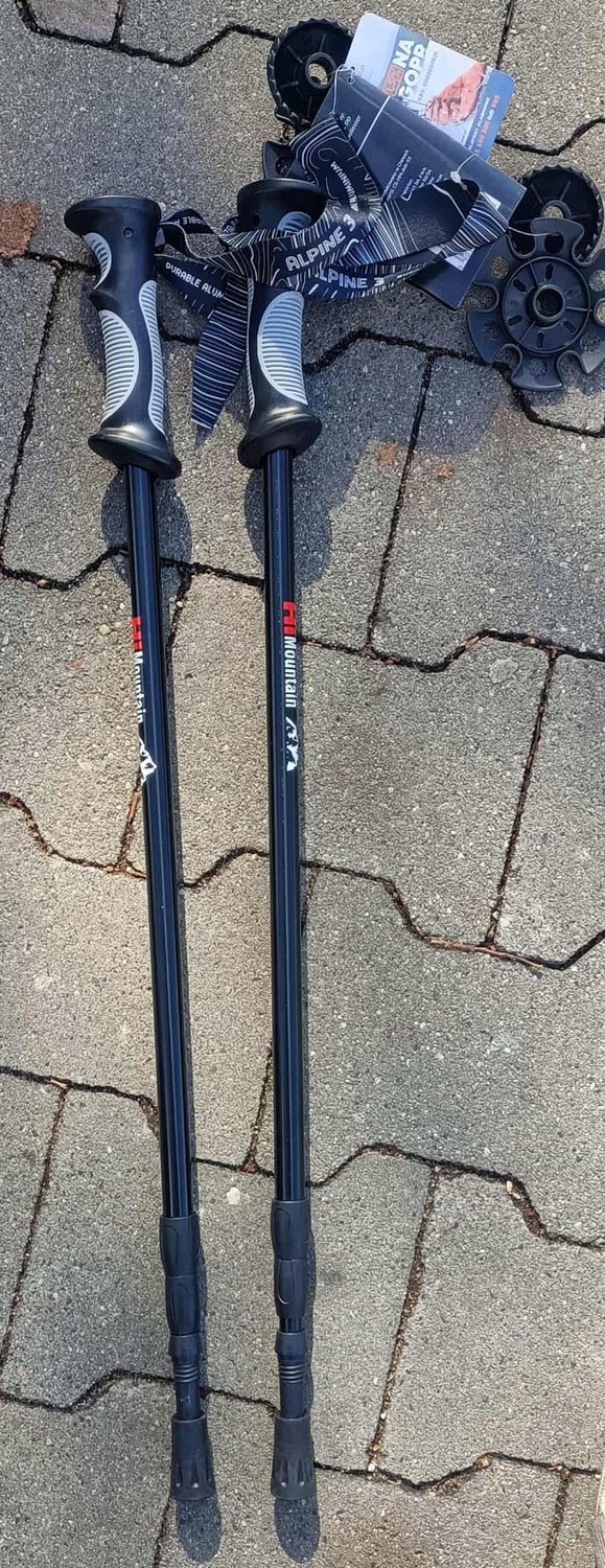 HiMountain Trekkingstokken 68-135 cm, Lichtgewicht Koolstofvezel
