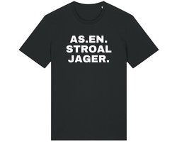 AS.EN.STROAL JAGER. T-SHIRT - L, Zwart