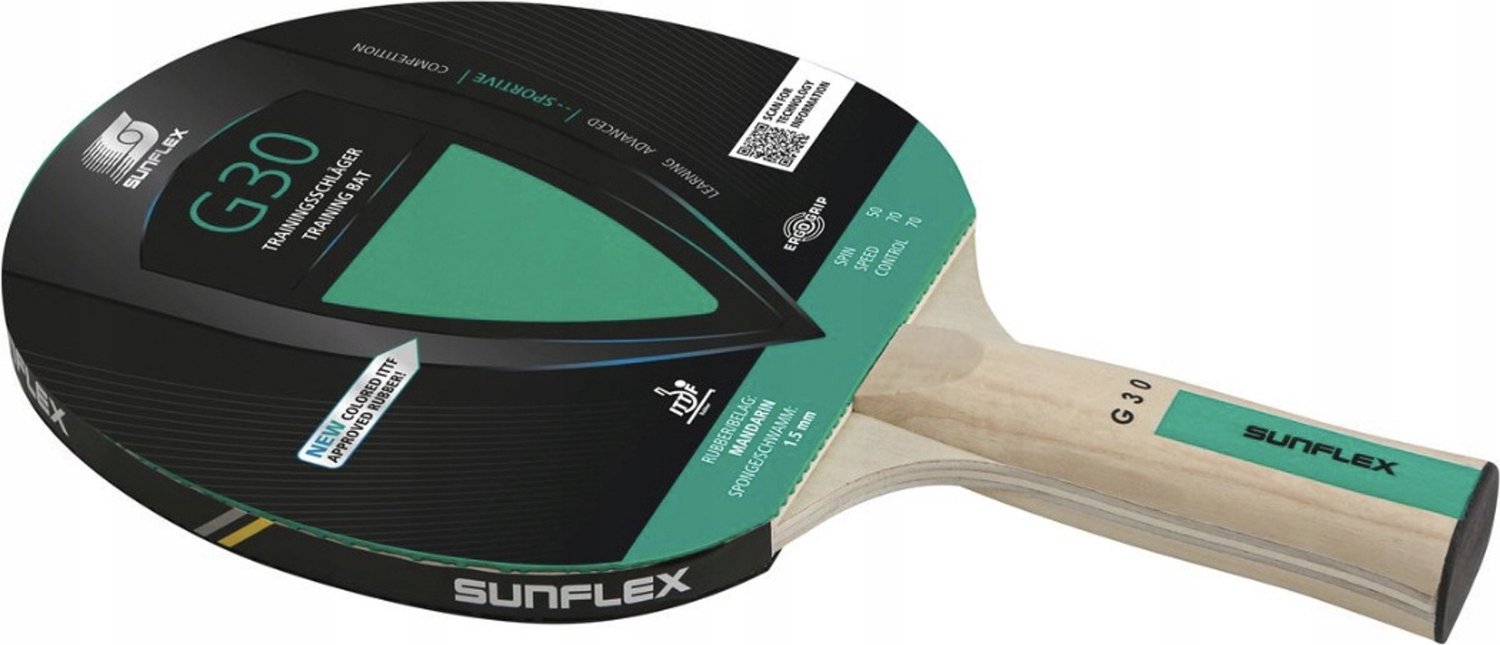 Sunflex TT G30 Tafeltennisbatje - Snelheid, Controle & Spin