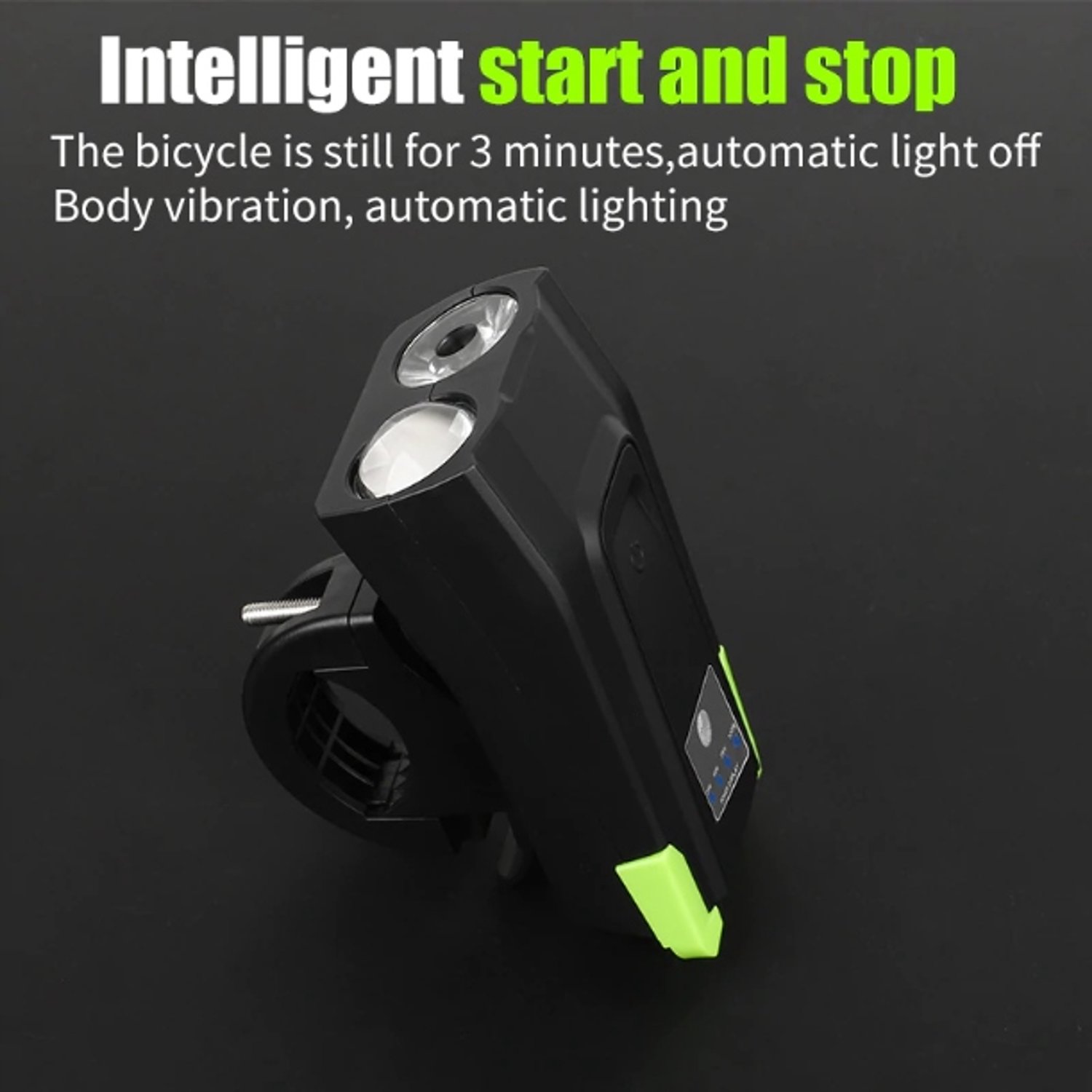 Krachtige Fietslamp Voor USB CREE LED 10W met 120dB Claxon