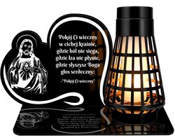 Znicz Solarny LED z Efektem Płomienia - Wieczny, Dekoracyjny