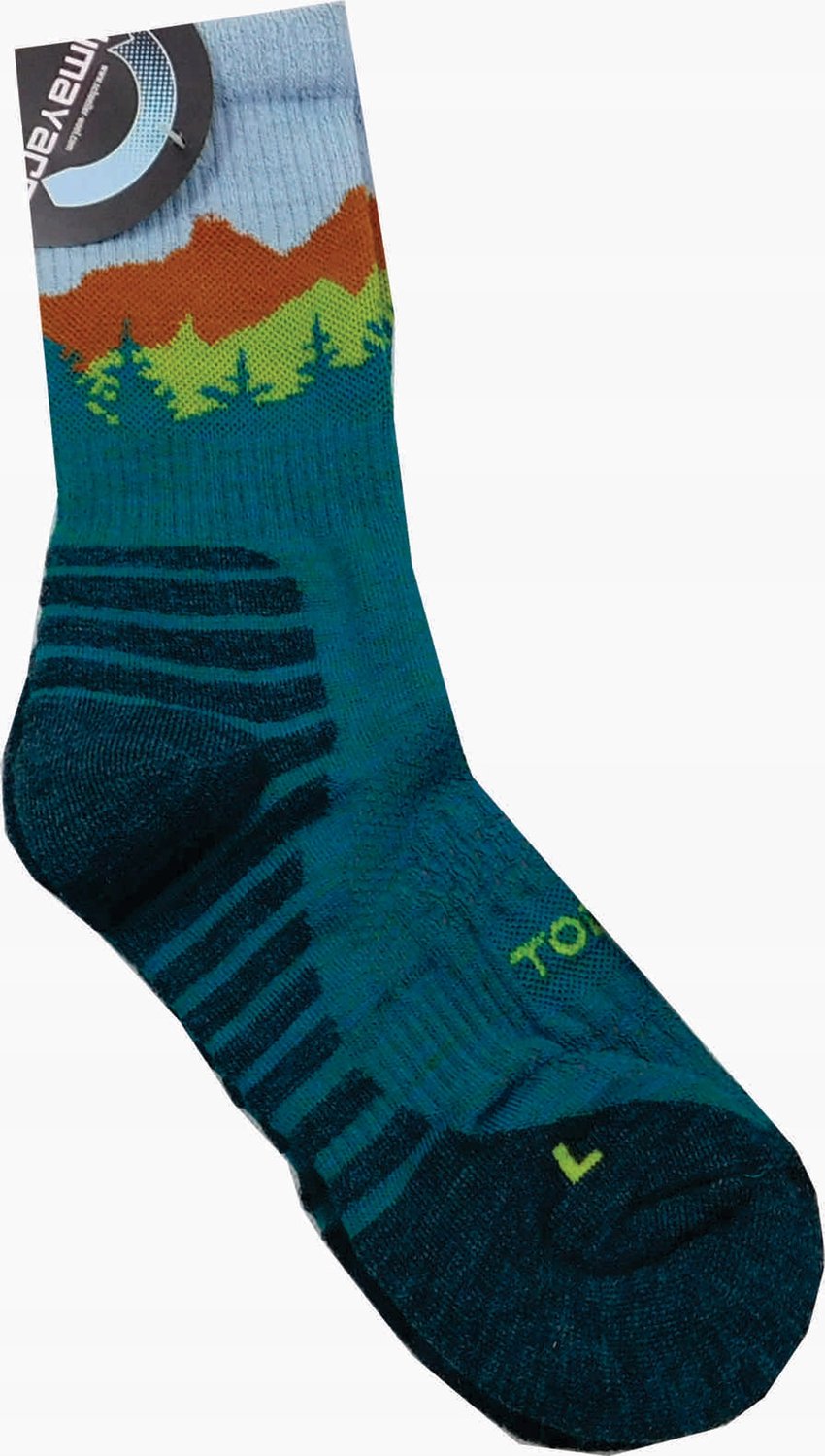 Falcon Trail Merino Wandelsokken Thermisch & Ademend Petrolio