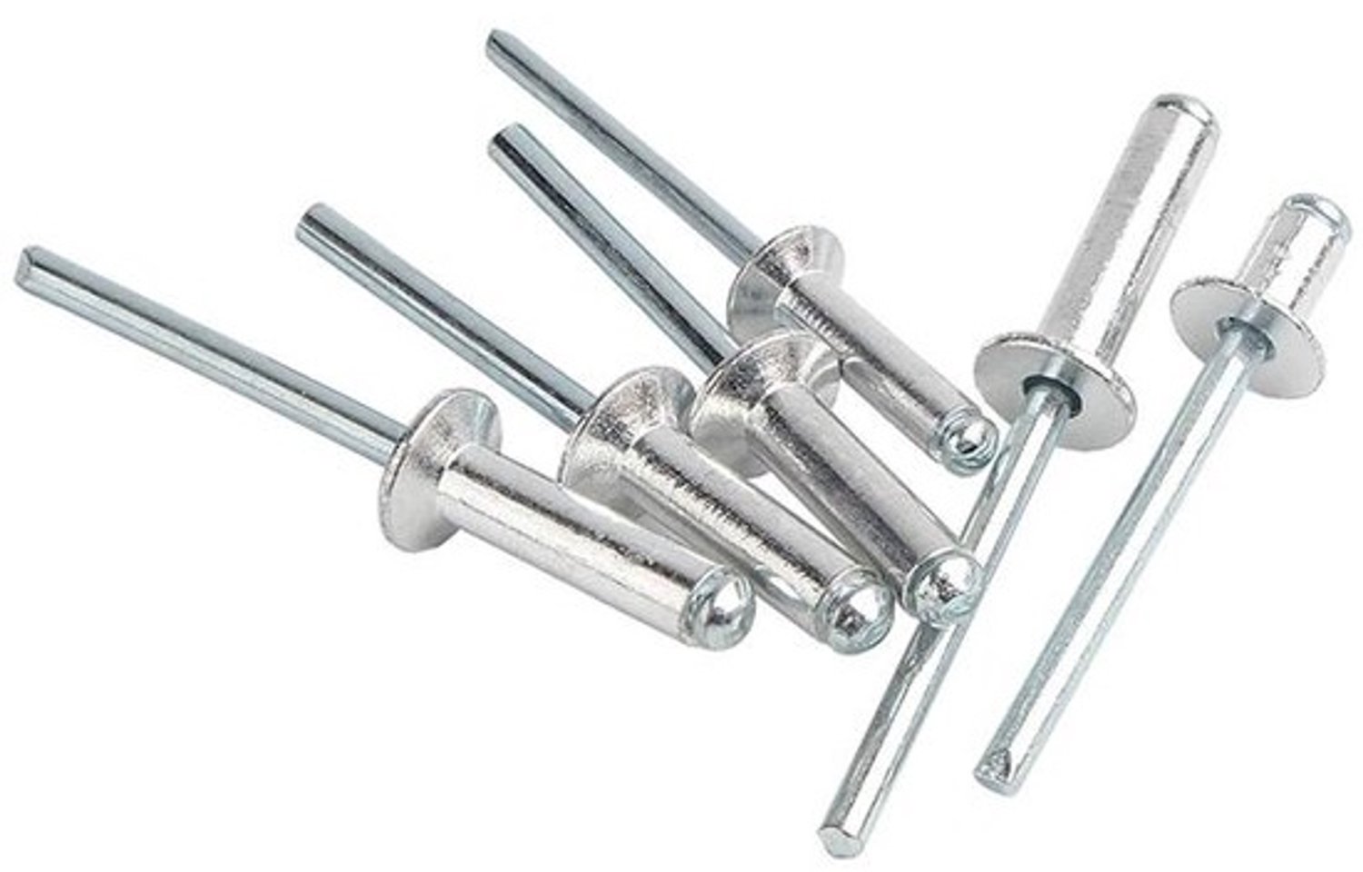 Verzonken nagel - Kernklinknagelschroef - Materialen bevestigen - Flat head - M5x10 - Aluminium