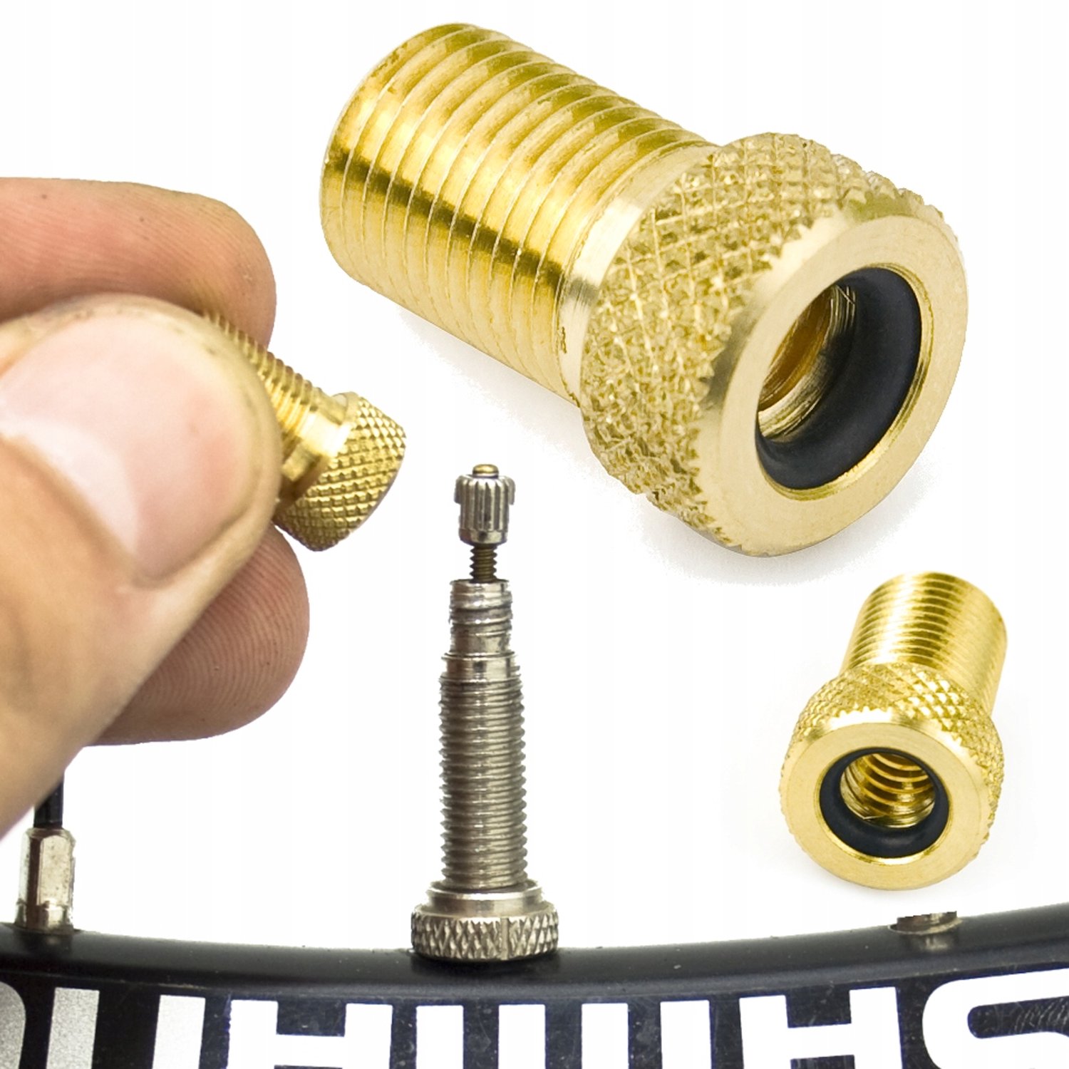 Fietsventiel adapter voor tankstation compressor