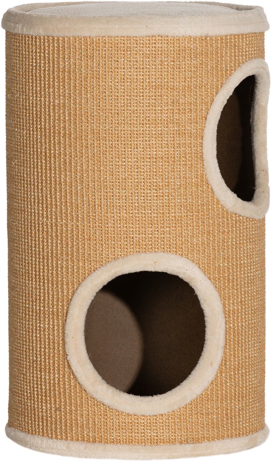 Pawona Krabton - Met sisal en pluche - Ø35 x 60 cm - Bruin