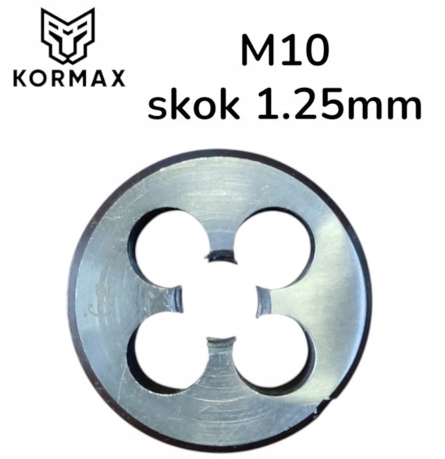Kormax HSS M10x1.25 Narzynka do stali - 30mm, 6g
