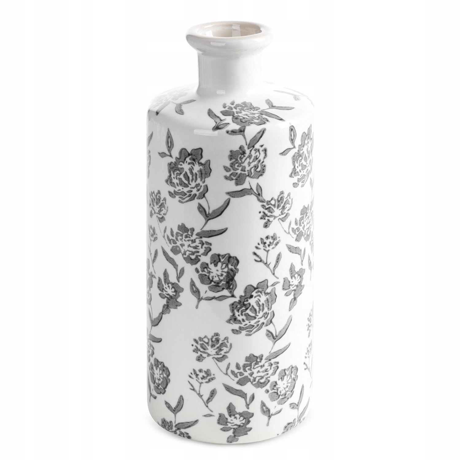 Decoratieve Vaas Vivian 12 x 30 cm Wit Keramiek