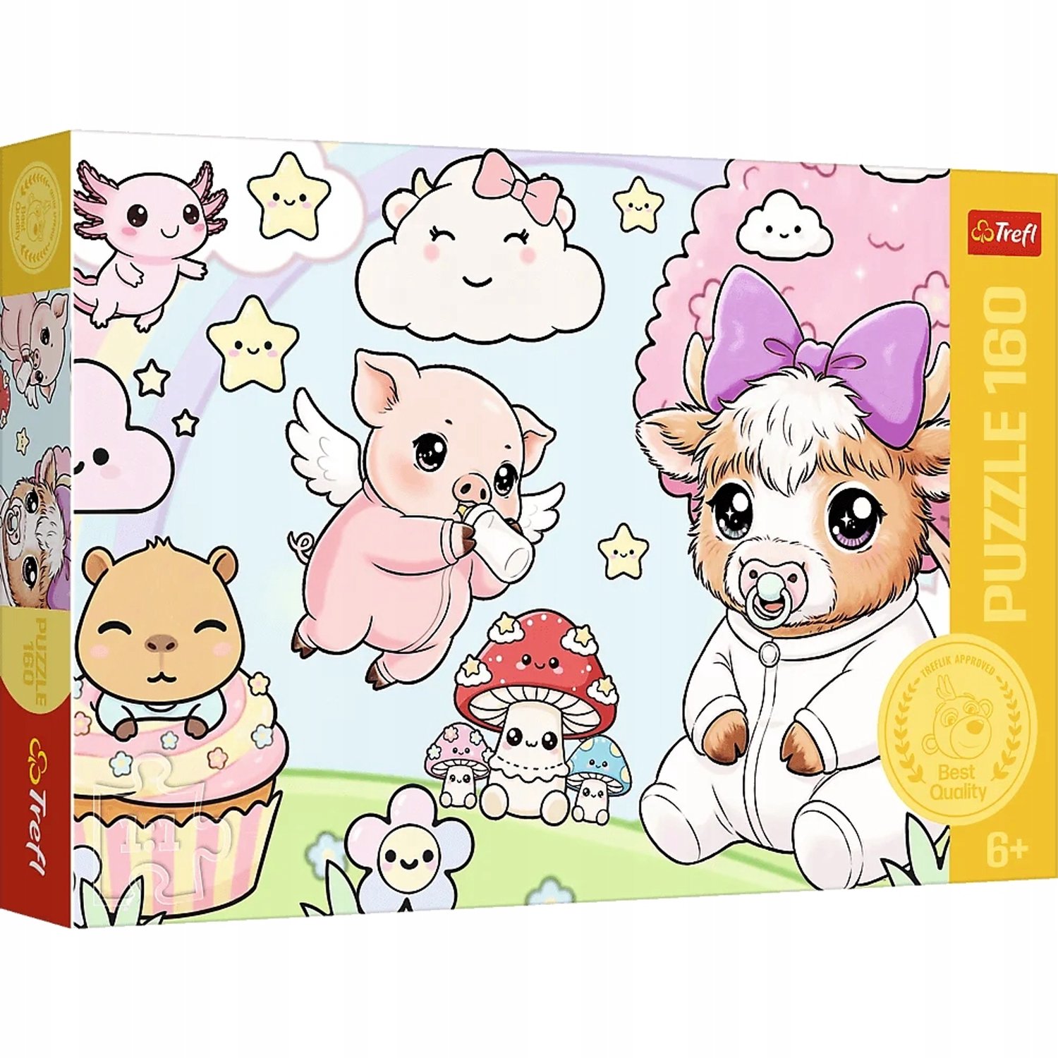Trefl 160-delige Puzzel "Dierenwelpen" voor Kinderen vanaf 6 Jaar