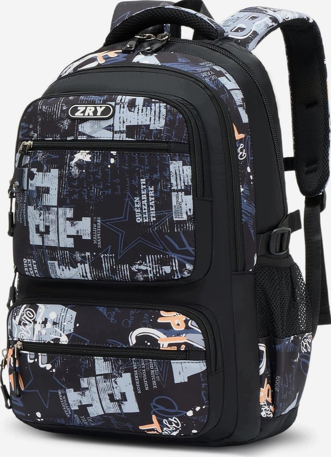 Rugzak 40L School Tiener Grote Waterdichte Comfortabele Duurzame Tas