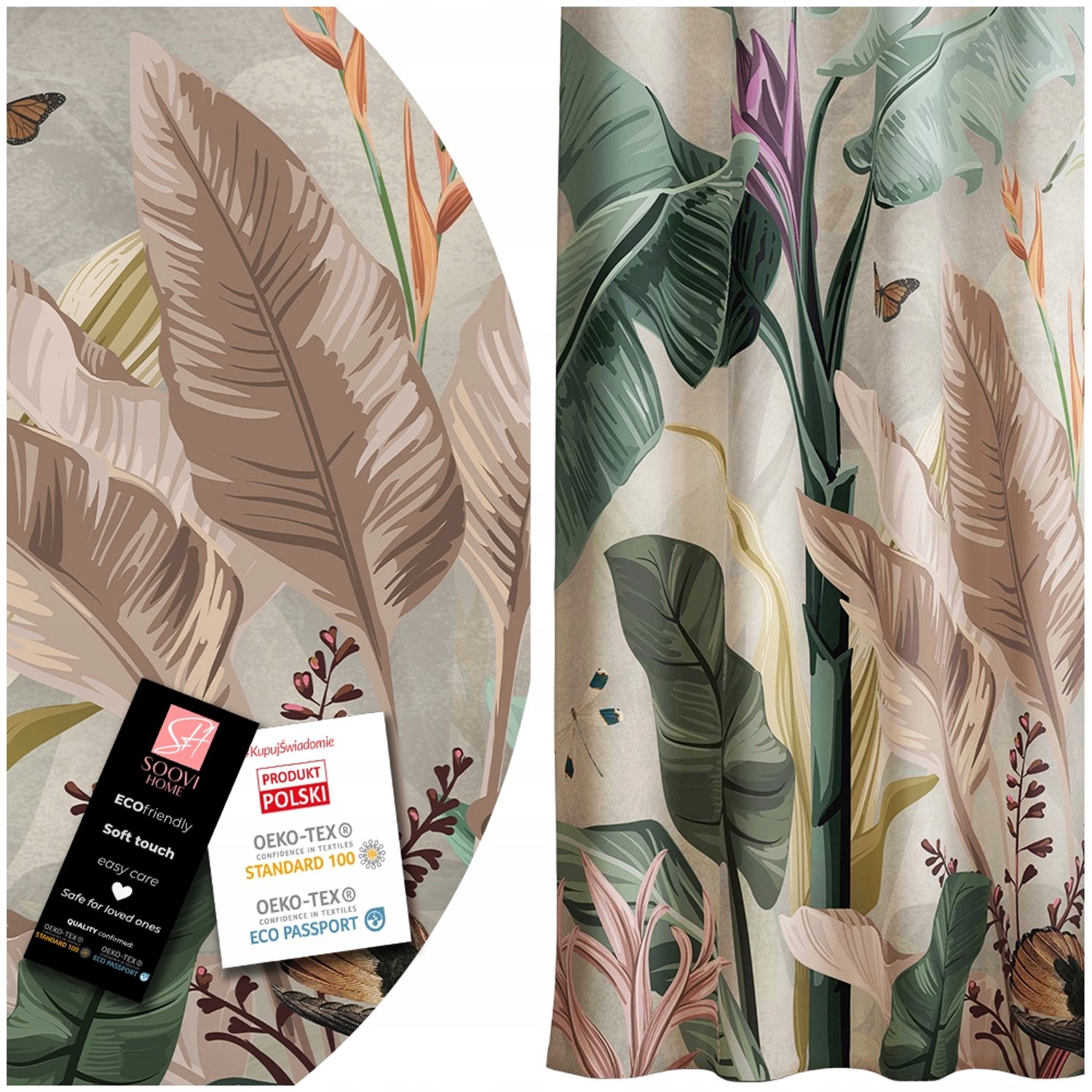 Soovi Home Gordijn op Band 140x240cm - Op Maat Gemaakt