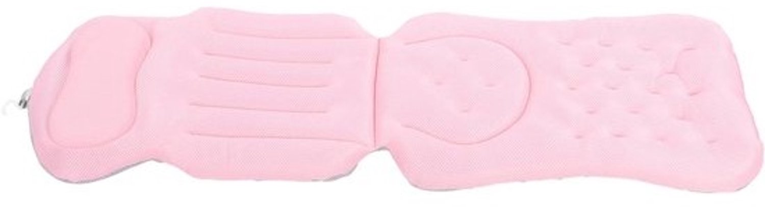 Badkussen voor het hele lichaam - Badkuipkussen - Ontspannen baden - Ademende 4D-mesh - Universeel - Roze