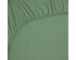 Pip Studio Twinkle Star Fitted Sheet Midden groen 180x200 cm