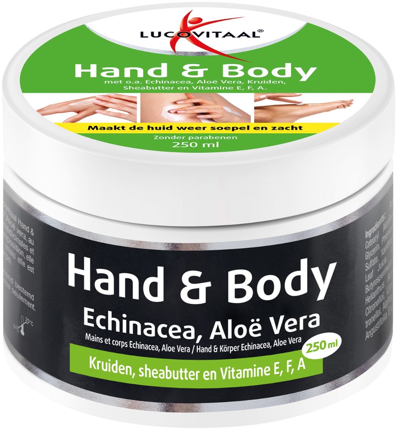 Bol.com Lucovitaal Hand & Body crème Echinacea, Aloë Vera 250 ml aanbieding