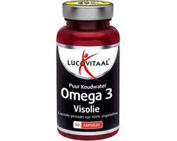 Lucovitaal Lucovitaal Puur Omega 3 Koudwater Visolie 50 capsules - 50 stuks