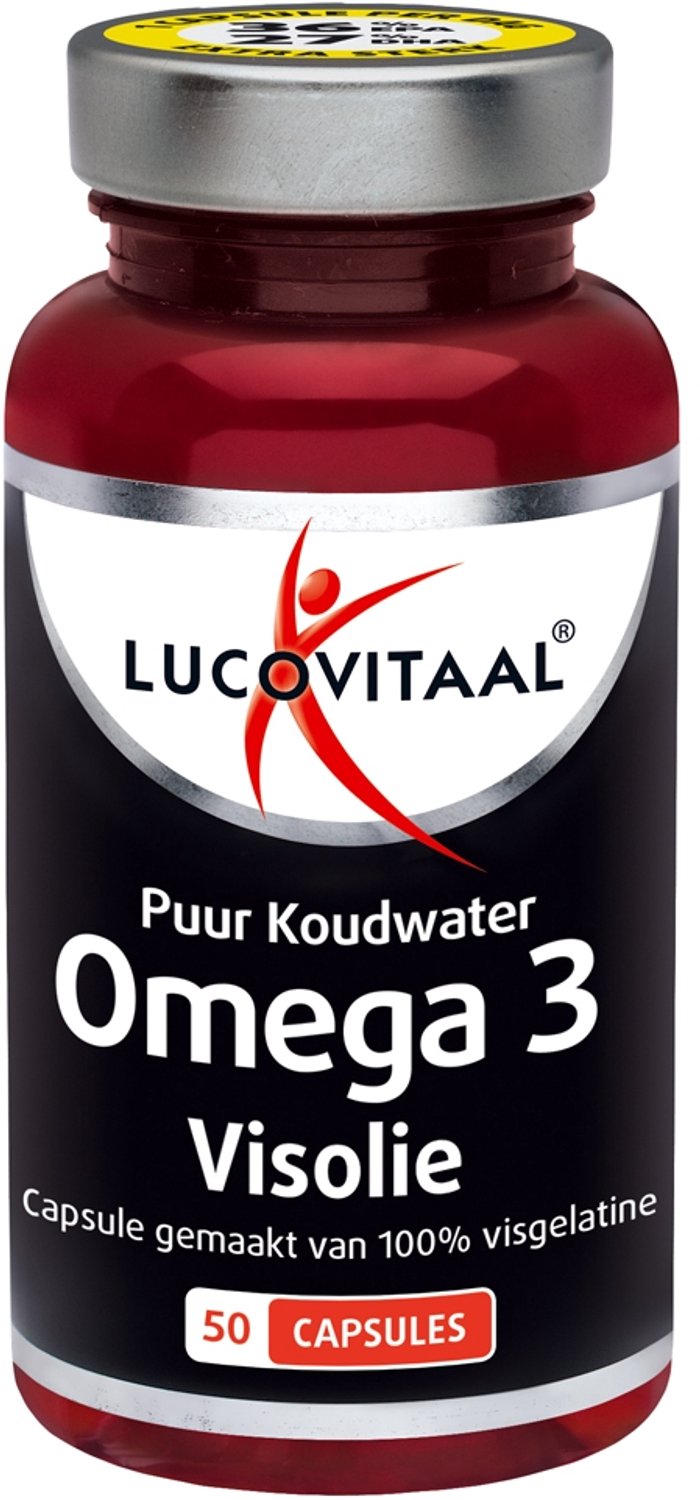 Lucovitaal Puur Omega 3 Koudwater Visolie 50 capsules