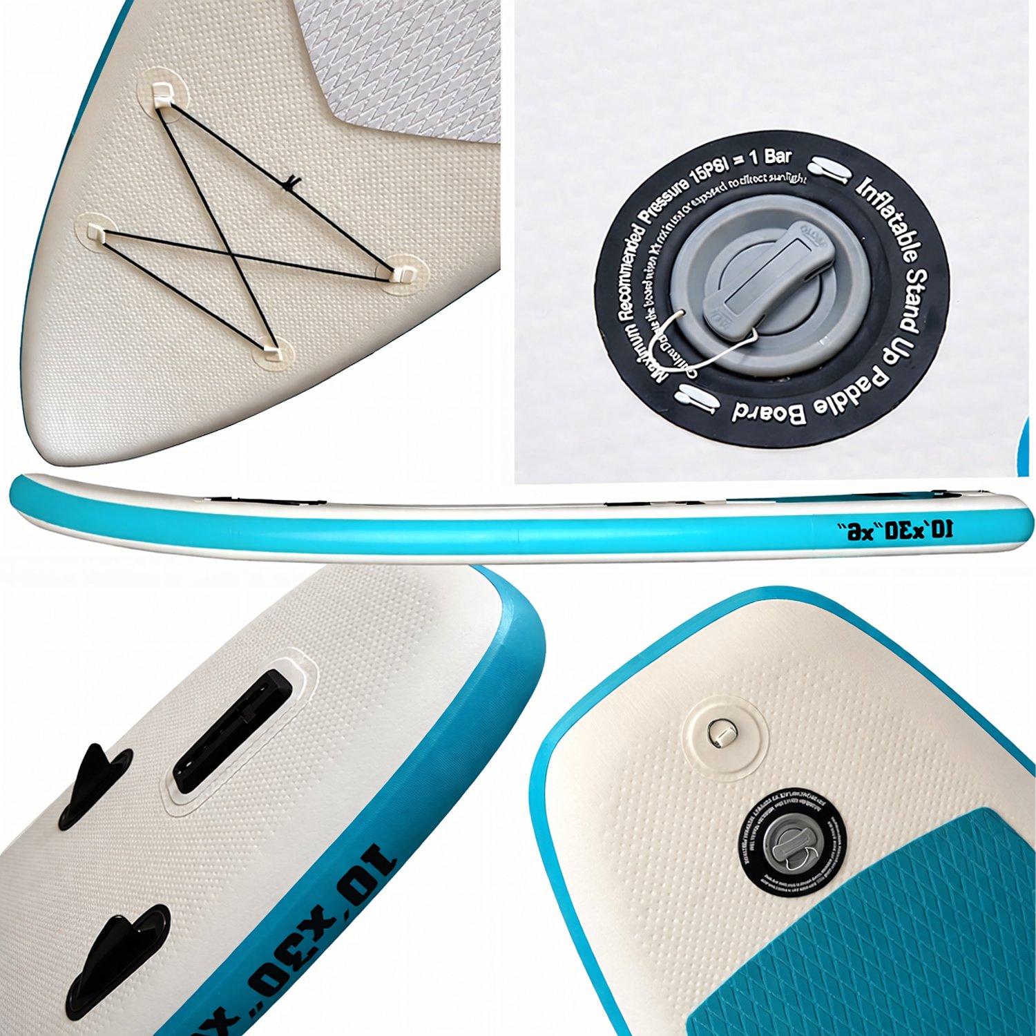 Opblaasbare SUP Board 305 cm - Compleet met Accessoires voor Plezier op het Water