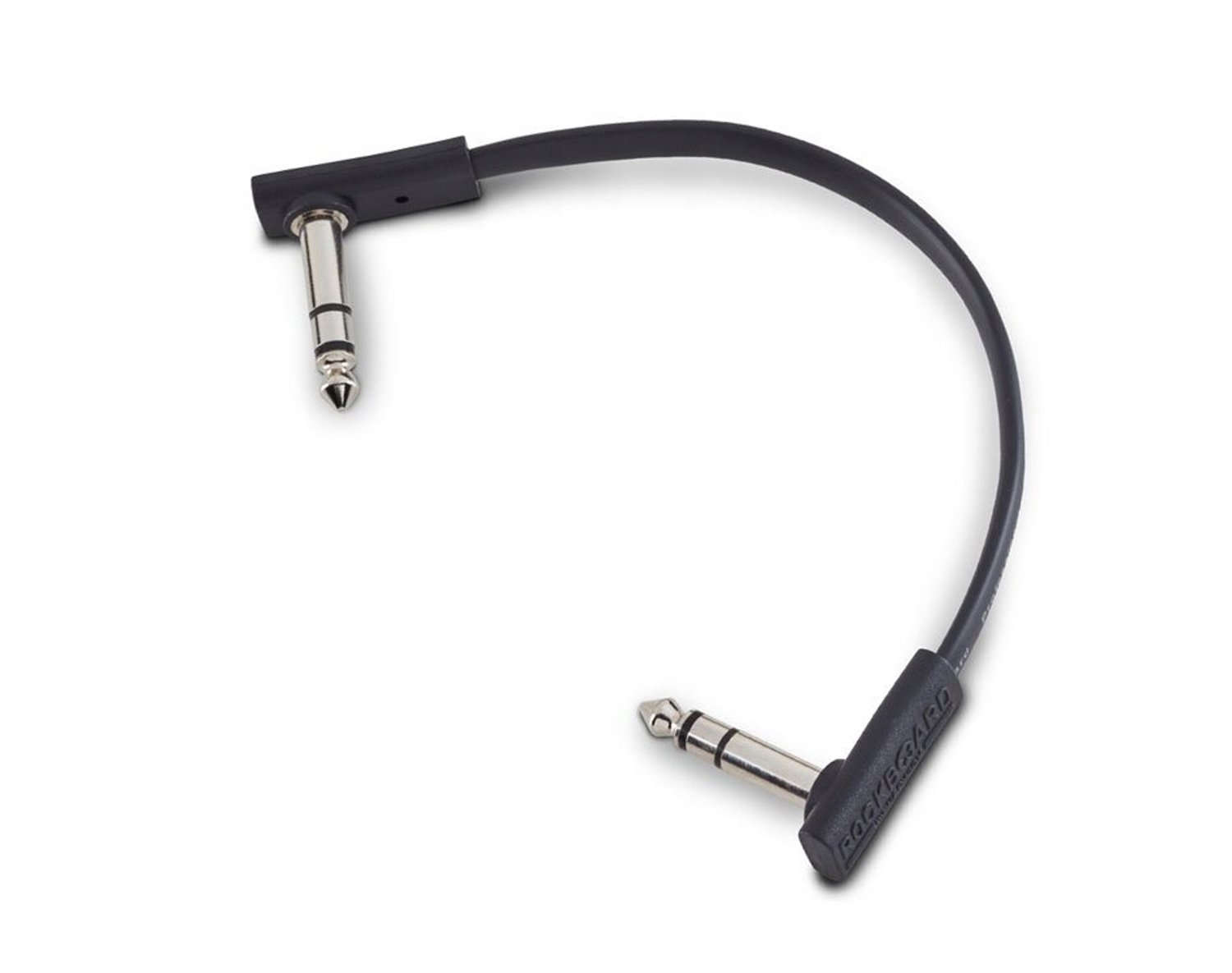 RockBoard Flat TRS Patchkabel 15cm Zwart - Ruimtebesparend