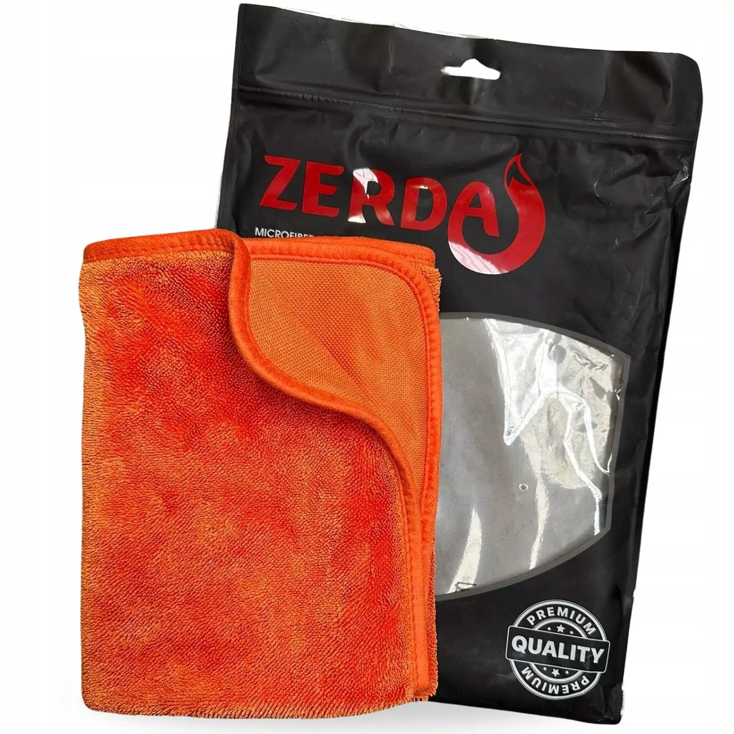 Zerda Microvezeldoek Twisted Loop 50x75cm 520GSM met Suède Rand
