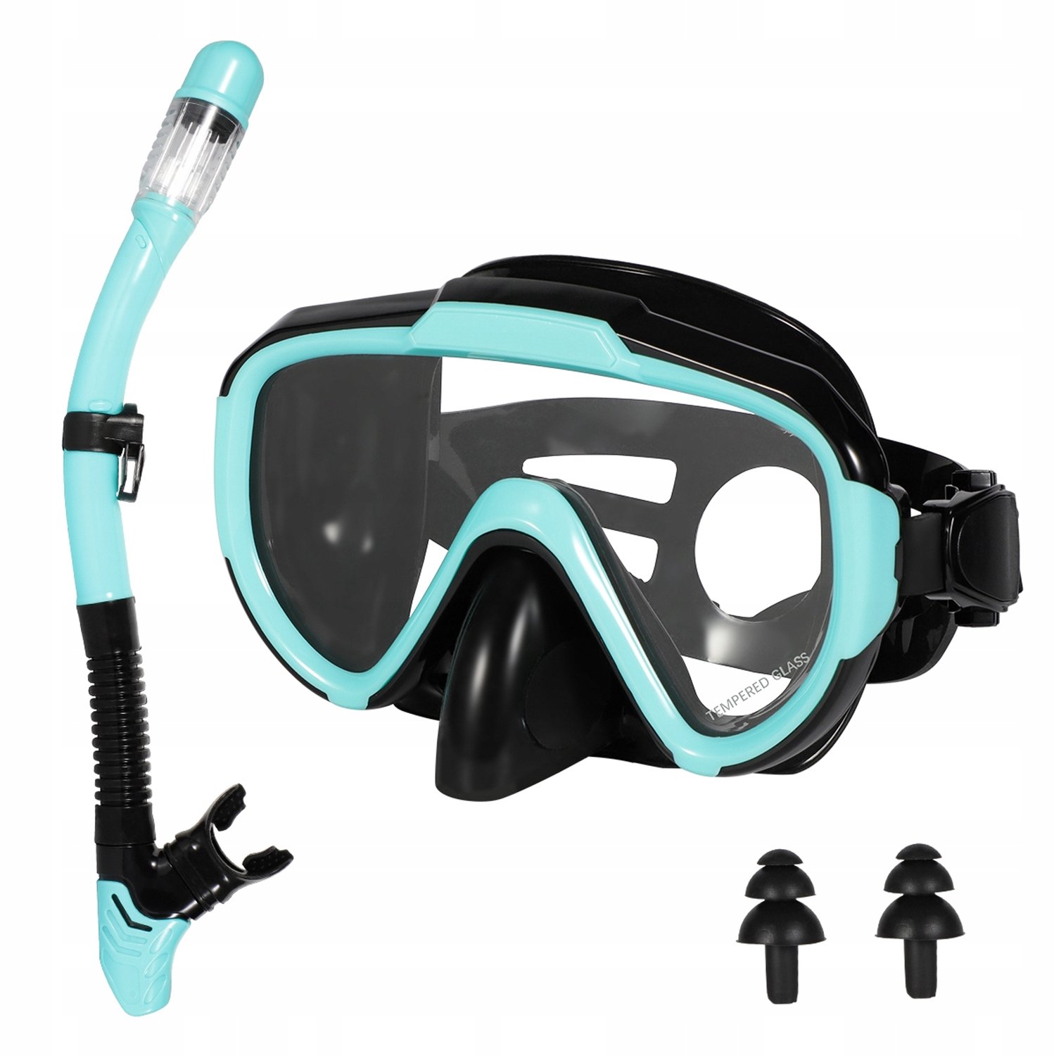 Snorkelset Volwassenen - Duikmasker met Anti-condens & Droge Snorkel