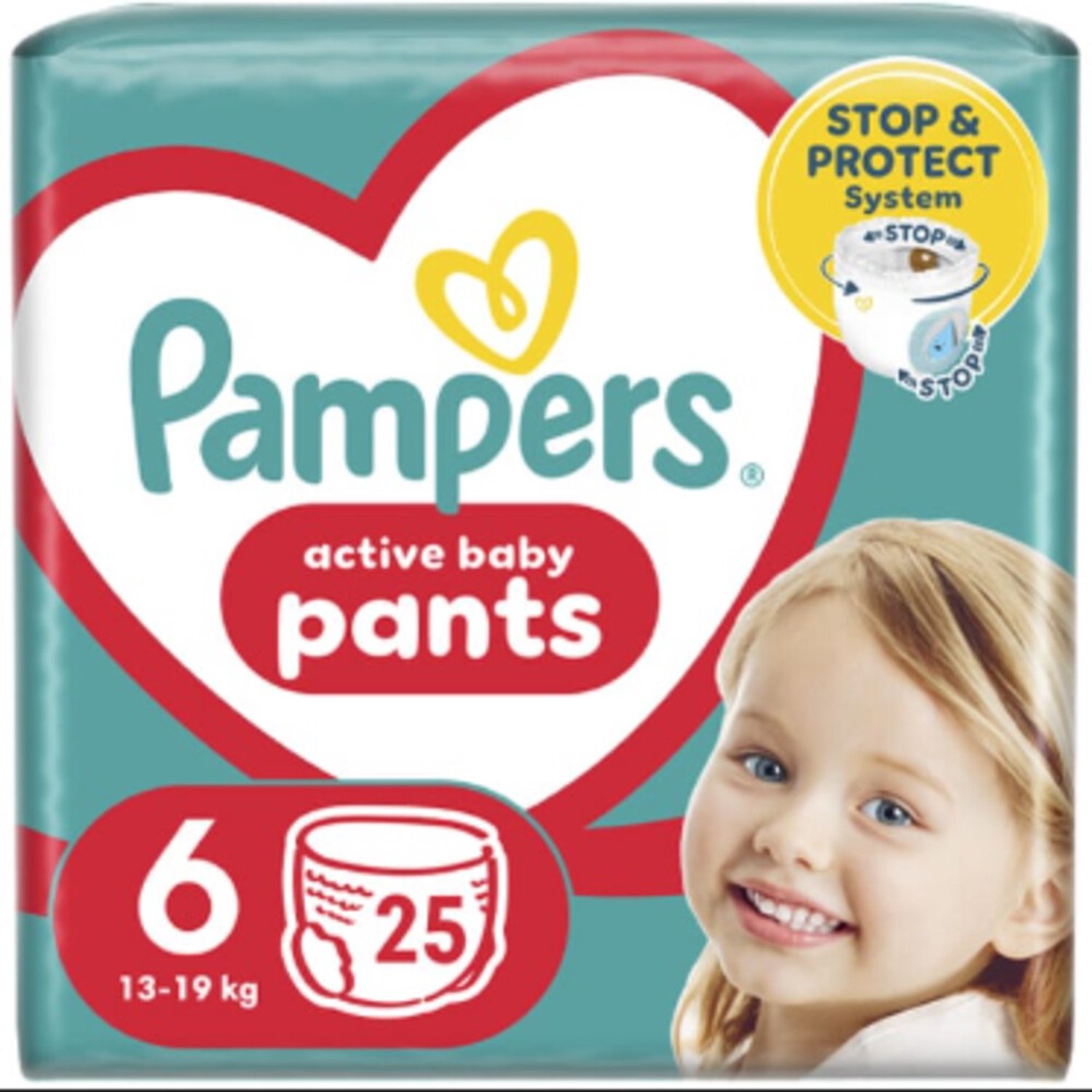 Pampers Baby Dry luierbroekjes maat 6 | 25 stuks