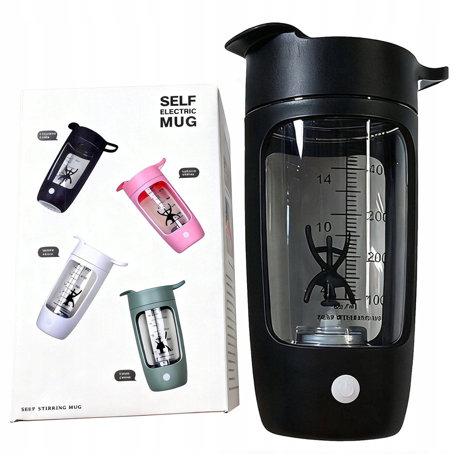 Elektrische Shaker 600ml USB Oplaadbaar - Perfect voor Proteïne Shakes