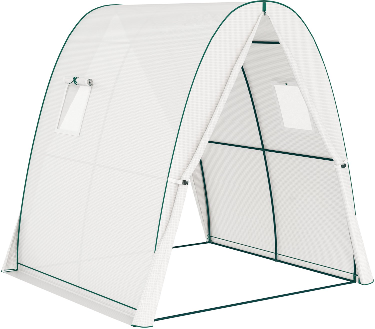 Sunona Foliekas - Met 2 roldeuren en zijramen - 180 x 180 x 200 cm - Wit