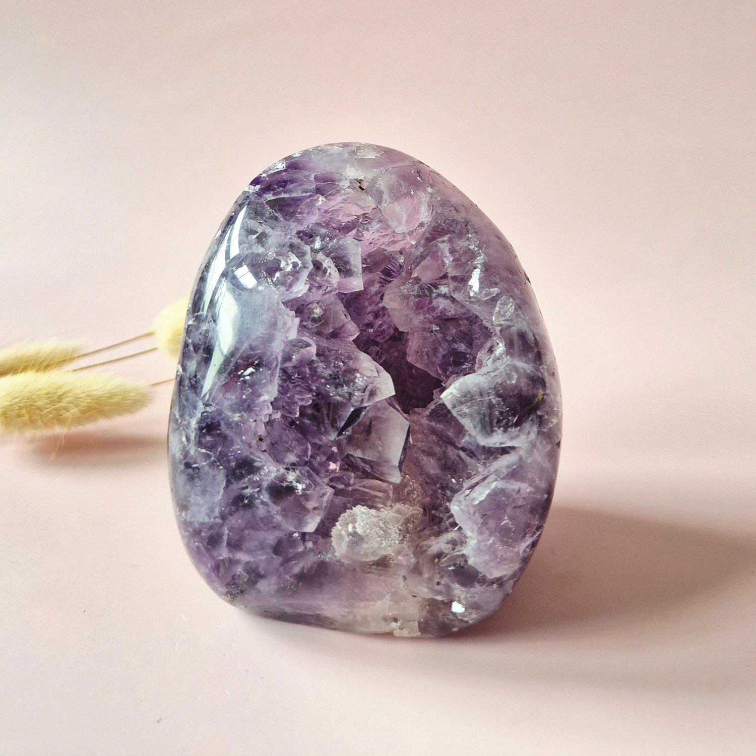 Moonlight Gemstones Amethist Agaat Cluster Freeform – 525 g Meerkleurig