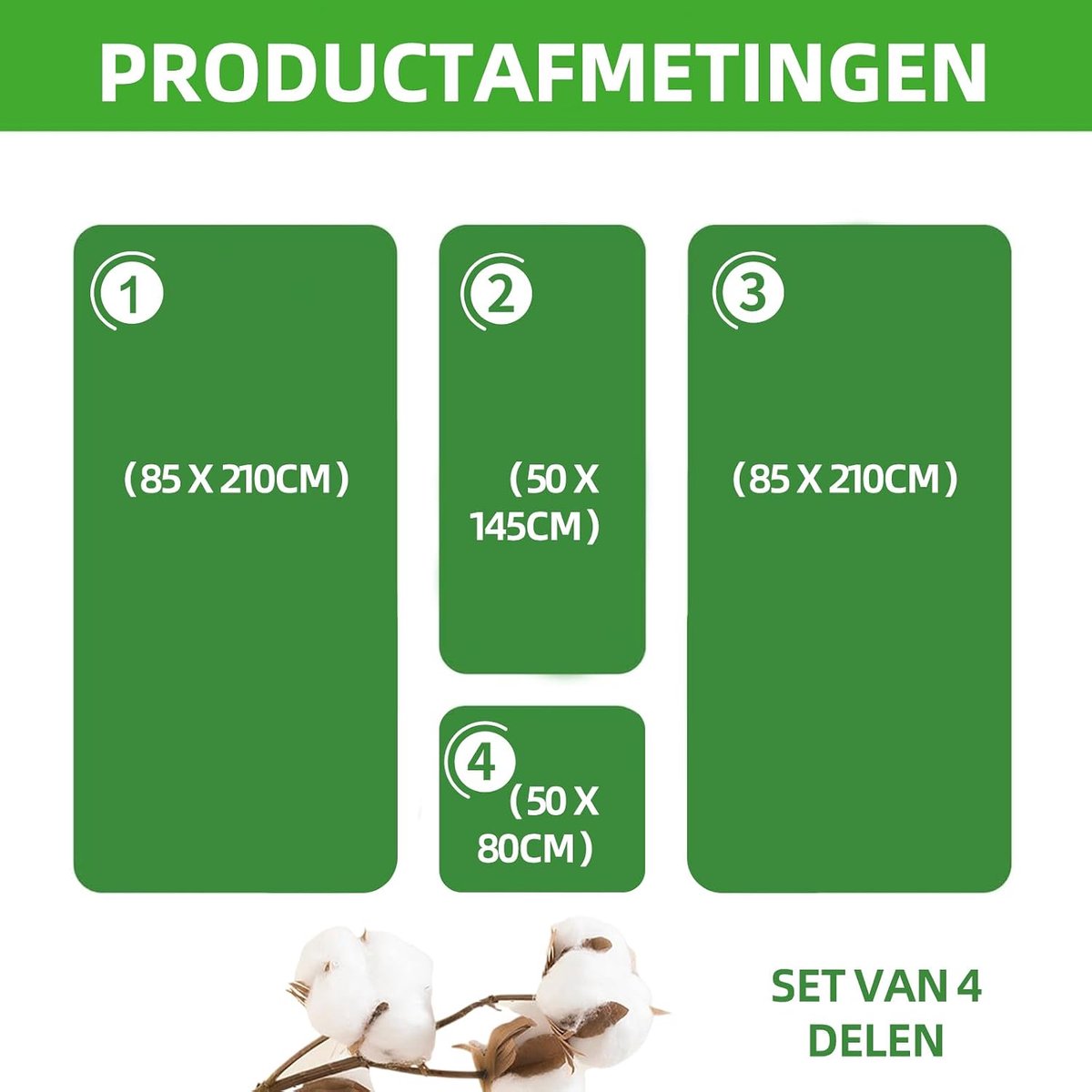 4-delige set hoeslakens voor campers met middenmatras, voor campers van Volkswagen California/Mercedes-Benz Marco Polo/Fiat Ducato, rookgrijs