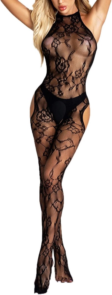 Vrouwen mode bloemen kant nauwsluitend sexy lingerie strik vrouwen kostuums kant lingerie jurk