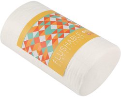 Afbreekbare, Doorspoelbare 100 Stuks Wegwerpluiers voor Baby's, Luiervoeringen, Superzacht Absorberend, Remmen de Groei van Bacteriën, Handig voor Luierbroekjes