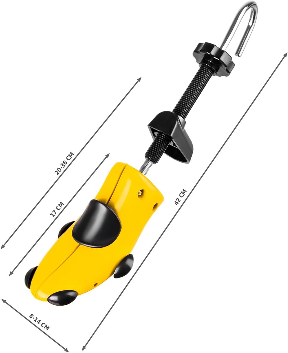 Schoenspanner verstelbaar met balopzetstukken bij hallux kippenoog ingegroeide nagels schoenmaten 39-47 voor dames en heren 16317