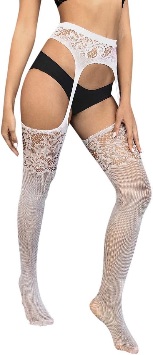 Sexy lingerieset kant satijn babydoll transparant grote maat dames nachthemd transparant zonder beugel charme vrouwelijke stijl A192