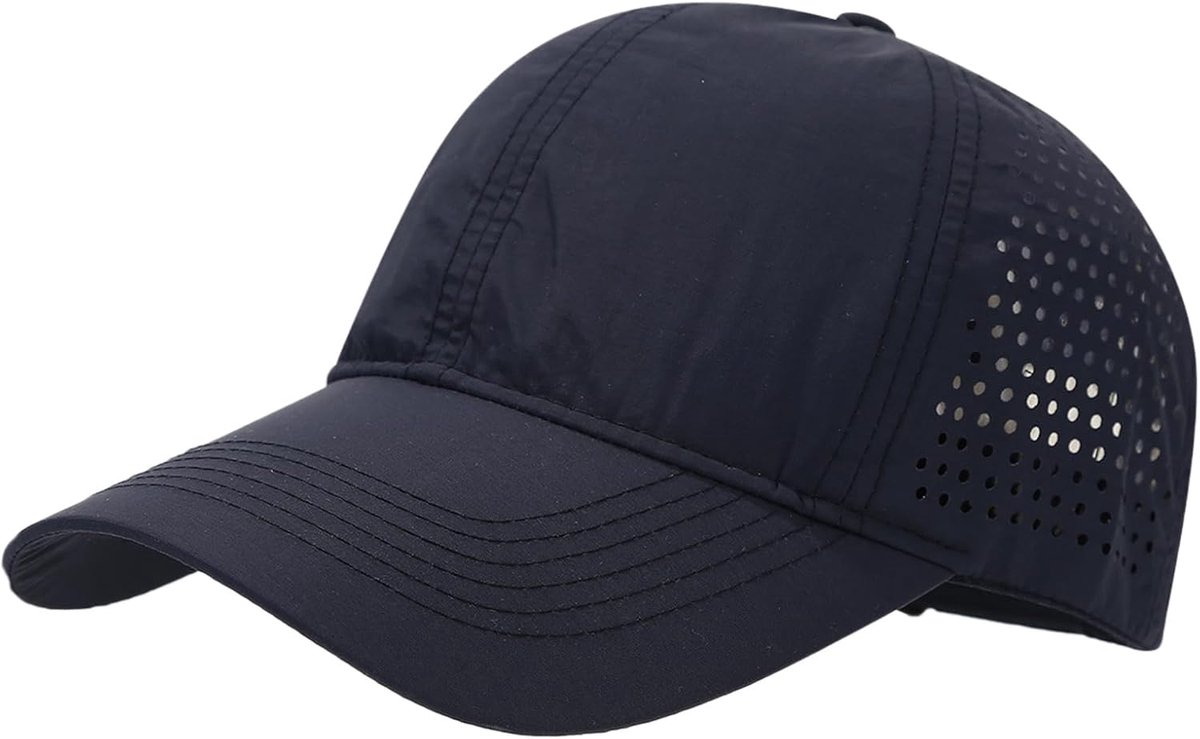 Baseballpet verstelbare ademende zonnehoed unisex casual outdoor sport effen kleur pet voor vrouwen mannen