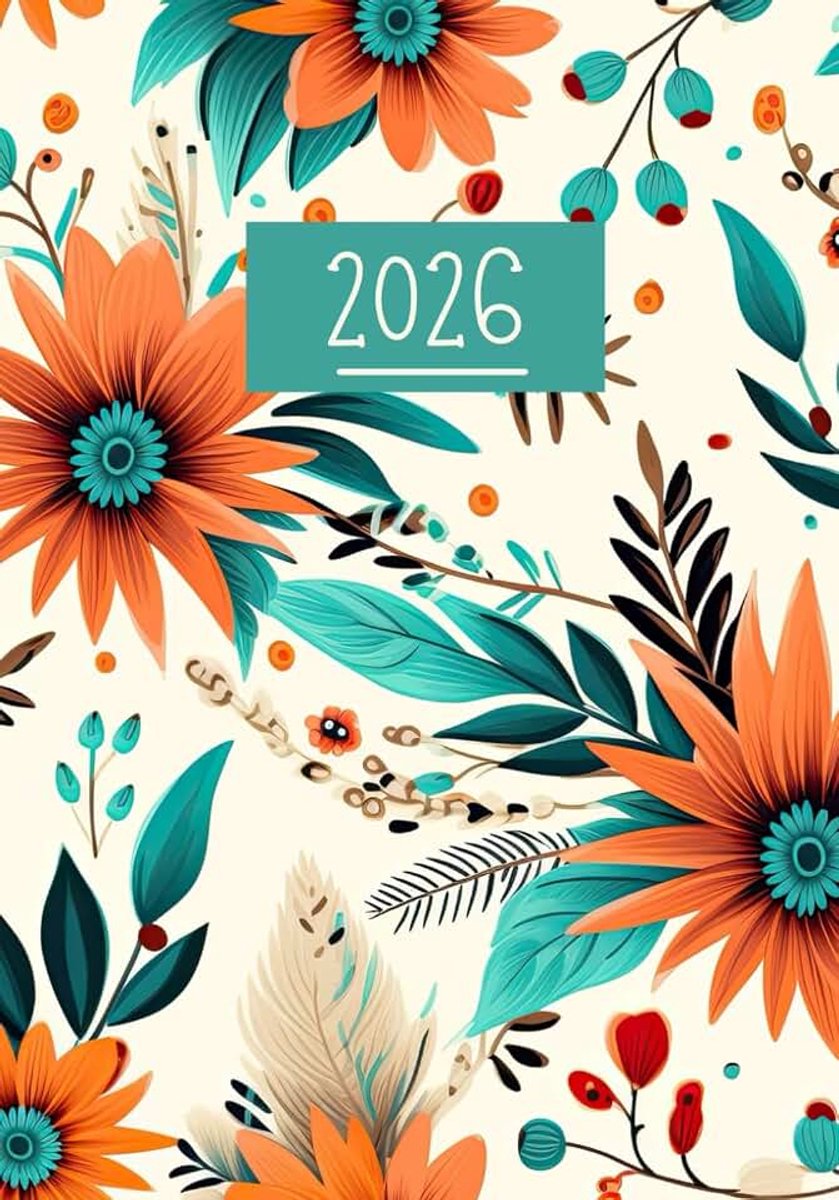 Kalender 2026 voor ouderen - 1 dag per pagina | handig formaat (17,8 x 25,4 cm): structuur, beweging, dankbaarheid en taken | ideaal bij dementie, slechtziendheid en ouderenzorg