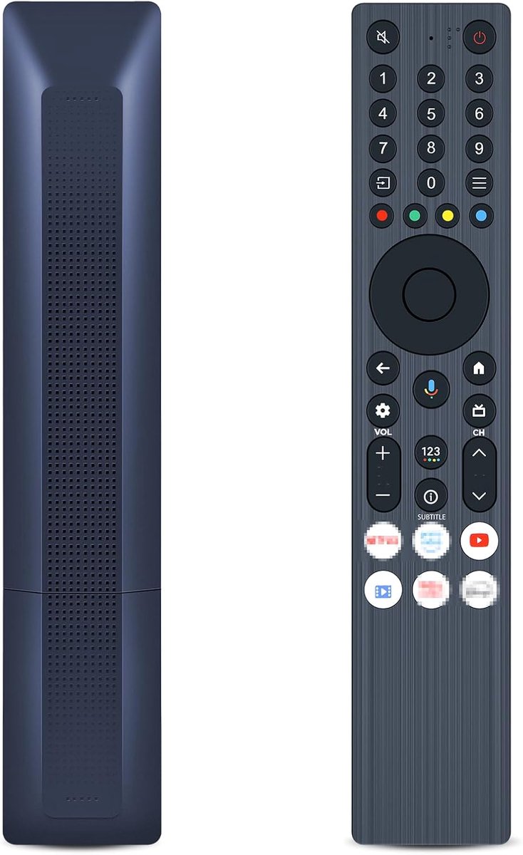 Afstandsbediening voor TCL Full HD Smart QLED Direct LED TV 32V5C, 40V5C, 43V5C, 50V6C, 55V6C, 65V6C, 75V6C (zonder spraakbediening)